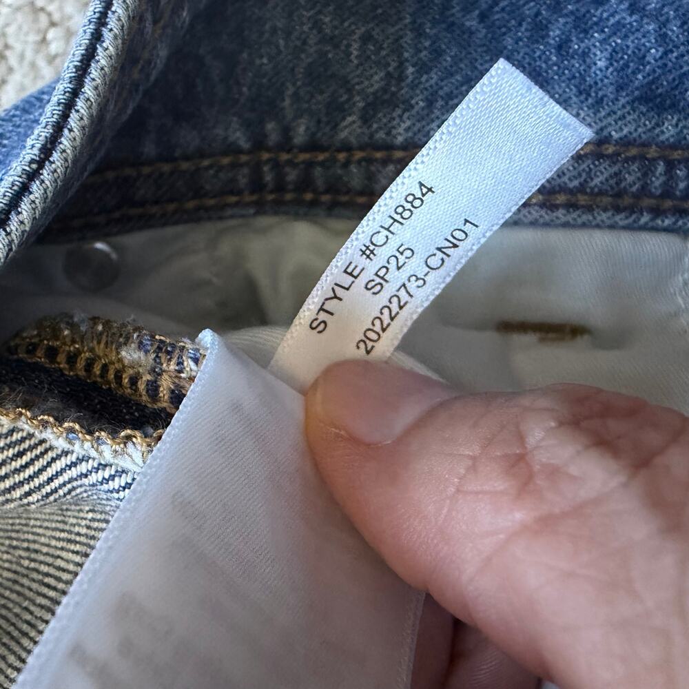 J Crew Slim-Wide Jean With Stacked Buttons Size 30 Ankle High-rise - Picture 7 of 11